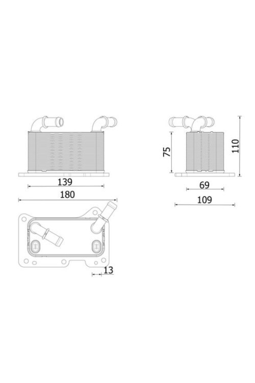 MOTOR YAĞ SOĞUTUCUSU VOLVO V60 B6 V90 B6 2020 > XC60 B4 B5 B6 2019 > XC90 B5 B6 2019 > BENZİNLİ