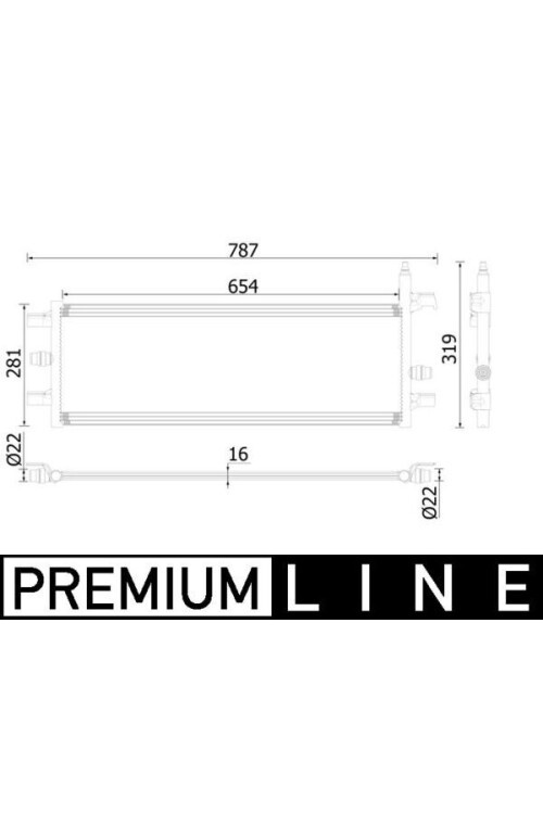 Niedertemperaturkühler BMW 2 F45 . X1 F49