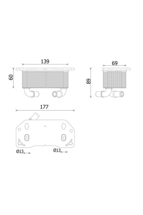 OİL COOLER VOLVO S60 II