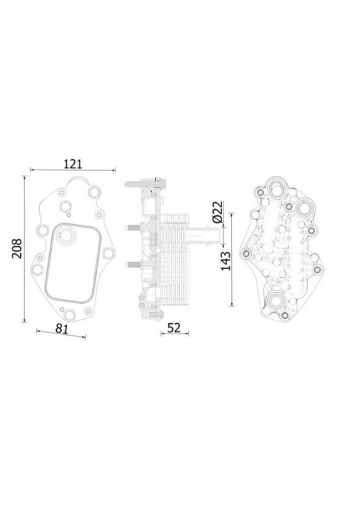 ÖLKÜHLER OPEL ASTRA