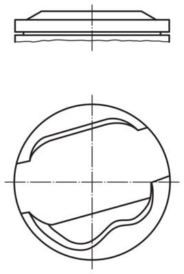 PİSTON COMPLETE 92.25 MM BMW