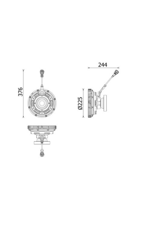 RADİATOR FAN CLUTCH VOLVO TRUCKS FM-SERIES