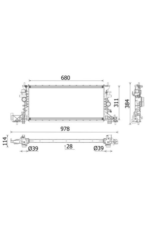RADİATOR OPEL ASTRA
