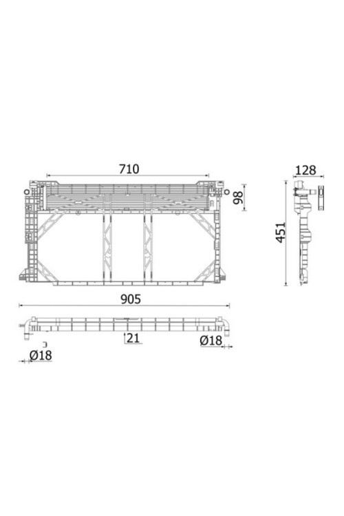 RADİATOR RENAULT TRAFIC