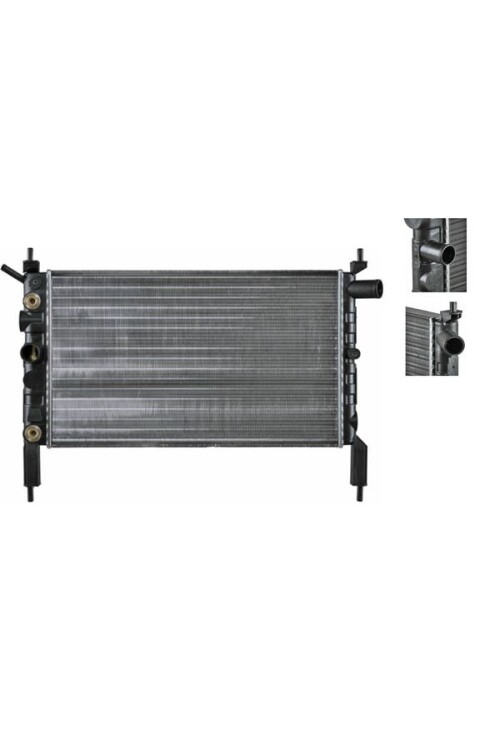 RADYATÖR BRAZİNG ASTRA F 93-98 1.4I-1.6I-2.0I KLİMASIZ OTOMATİK 525x320x26