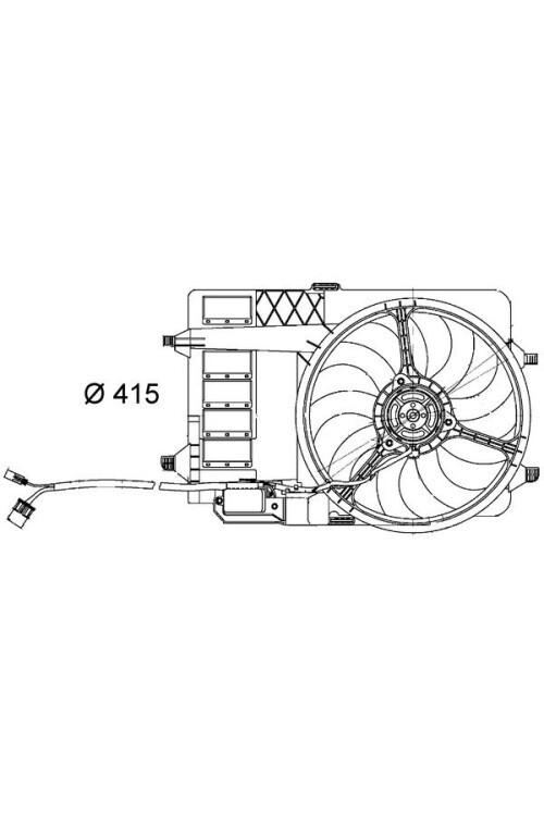 RADYATOR FANI KOMPLE MINI R50 R53
