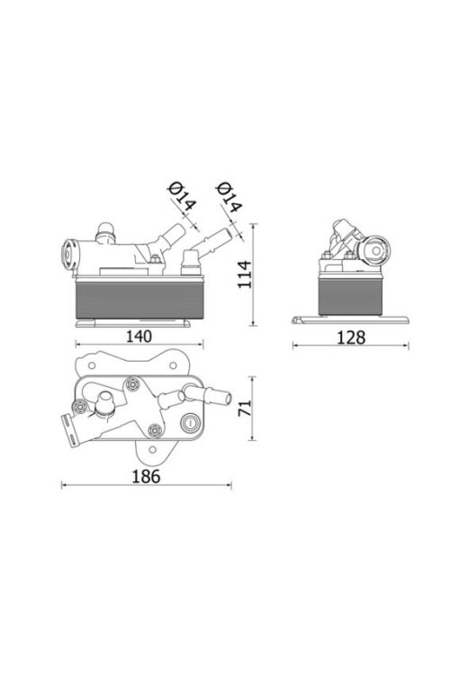 SANZIMAN YAG SOGUTUCU BMW E90 E91 E92 E93 F10 F11 N57 PREMIUM LINE