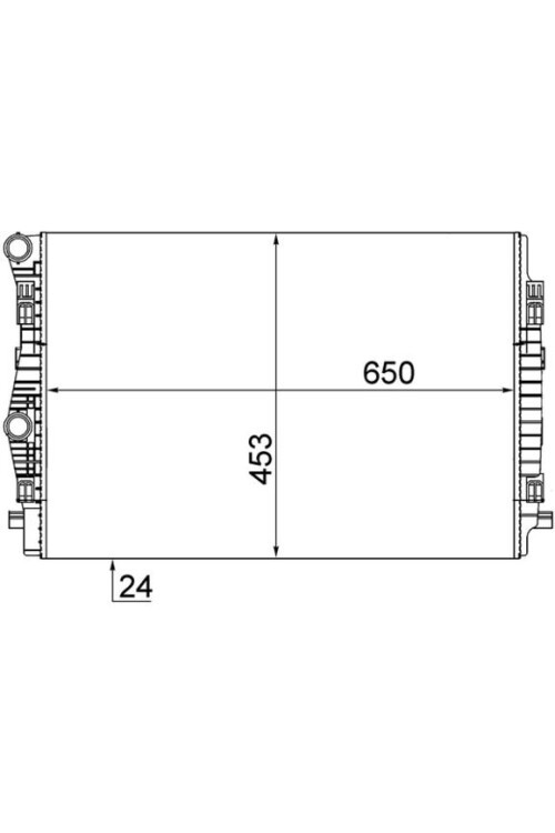 SU RADYATÖRÜ GOLF7-PASSAT-LEON-A3 1.4 TSI-2.0 TDI 2013 >