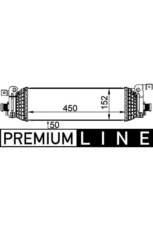 TURBO RADYATORU INTERCOOLER FUSION 1.6TDCI 90PS 02> MAZDA 2 03> 1.4 DE 450 142 50