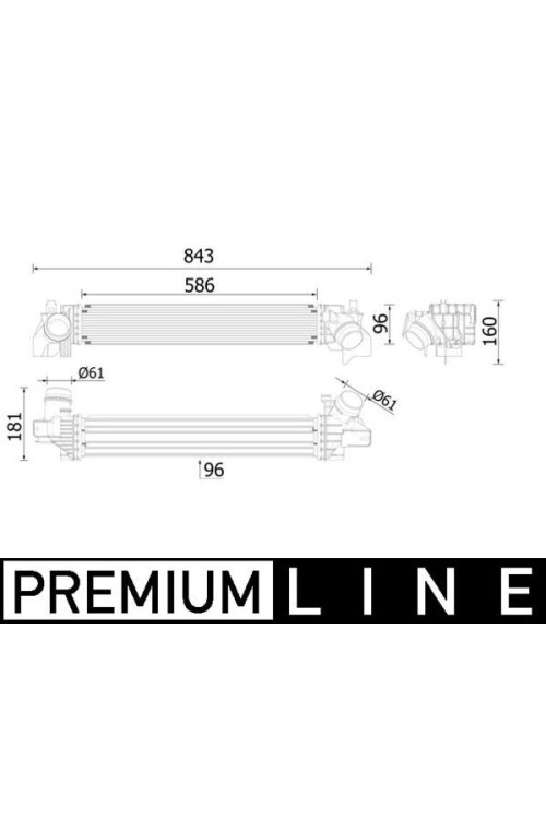 TURBOSARJ RADYATORU BMW F40 F52 F44 F45 F46 F48 F49 F39 . MINI F54 F55 F56 F57 F60