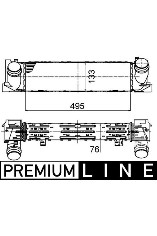 TURBOSARJ RADYATORU BMW N13 N47 B47 F20 F21 F22 F23 F30 F31 F34 F35 F32 F33 F36