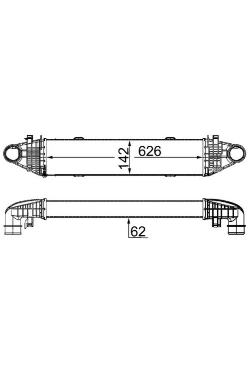 TURBOSARJ RADYATORU MERCEDES C-CLASS W204 S204