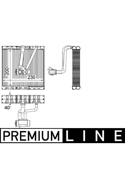 Verdampfer SEAT IBIZA V/ VW POLO 09