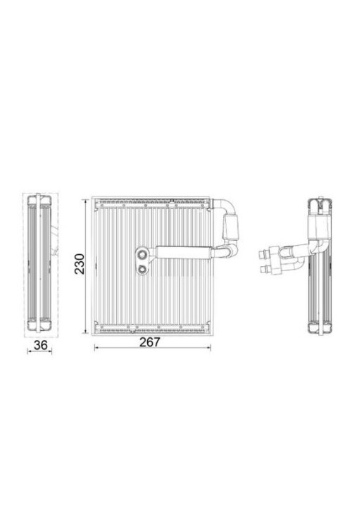 Verdampfer VOLVO XC40 RHD