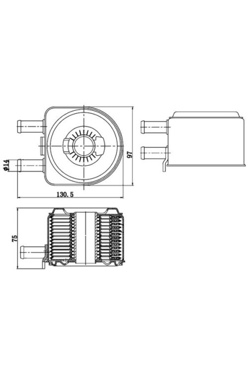 YAĞ SOĞUTUCUSU P206-P306-P307-P406-P407-P607-P806-P807-EXPERT-PARTNER-BERLINGO-BOXER-JUMPER-JUMPY-C4 -C5-C8-EVASION-XSARA-XANTIA-GRAND VITARA-DUCATO 2