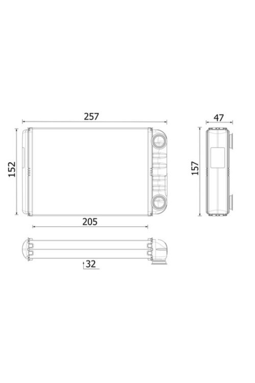 KALORİFER RADYATÖRÜ OPEL ASTRA J ASTRA J GTC 10> ASTRA K-ZAFIRA TOURER C 15>