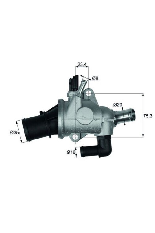 x TERMOSTAT KOMPLE ALFA ROMEO 156 2.0 JTS 02-06 GT 03-10 GTV SPIDER LYBRA 1.8 E.N G93588