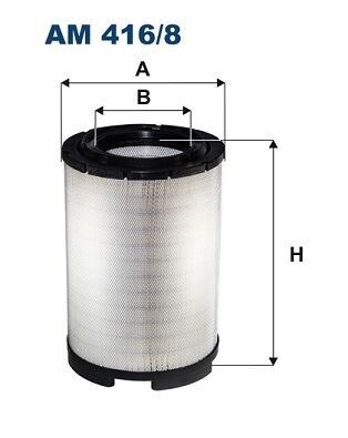 HAVA FİLTRE SCANİA G230 - G490- P230 - P490-R230 - R730 A813-27B3600-LX2839