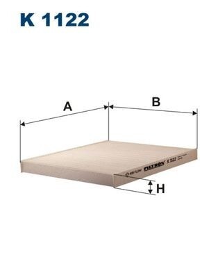 POLEN FİLTRESİ PANDA II 1.1-1.2-1.3 JTD 03 > KA II 08 > 500C 1.3D 09 >