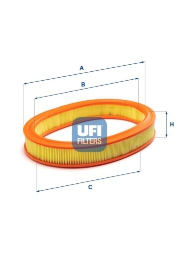 HAVA FİLTRESİ ESCORT/FİESTA 1.3 CFI YUVARLAK 86>