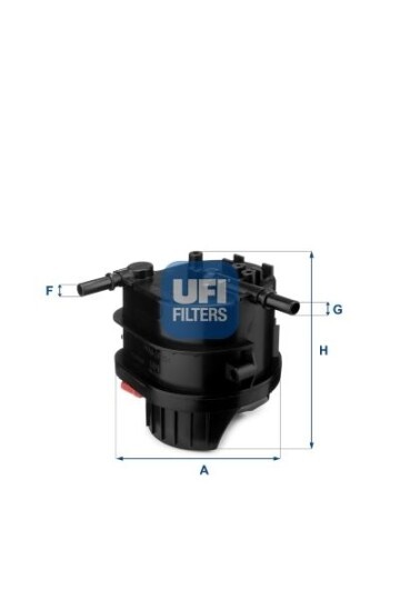 YAKIT FİLTRESİ MÜŞÜRSÜZ BIPPER-NEMO-P307-P207-P206-C3-C2 1.4 HDI-FUSION-FIESTA 1.4TDCI