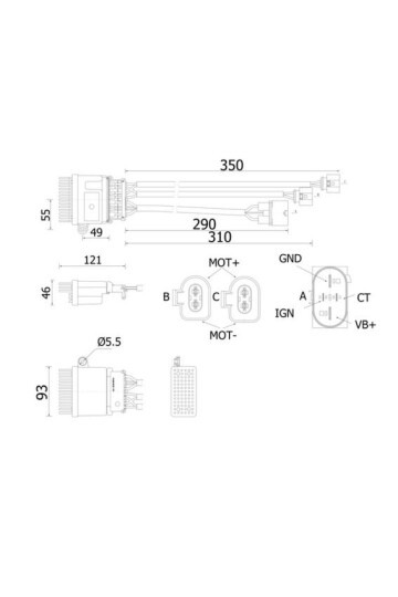 A/C-Gebl seregler und Widerstand AUDI A4 B8