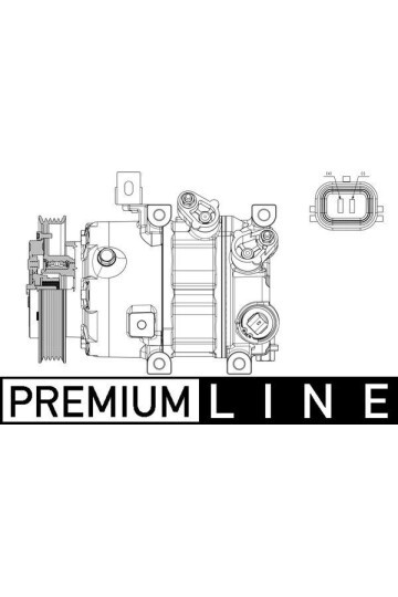 A/C-Kompressor HYUNDAI/KIA 1.7 TCI