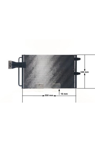 A/C-Kondensator CITROEN XANTIA
