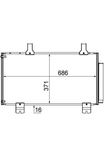 A/C-Kondensator HONDA ACCORD