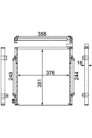A/C-Kondensator HONDA HR-V