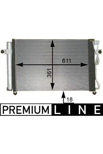 A/C-Kondensator HYUNDAI GETZ / CLICK