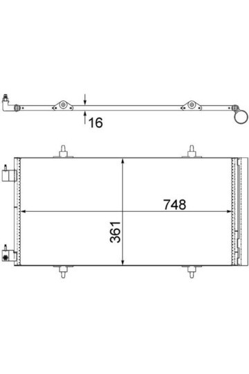 A/C-Kondensator LANCIA PHEDRA 3.0 6V 02-