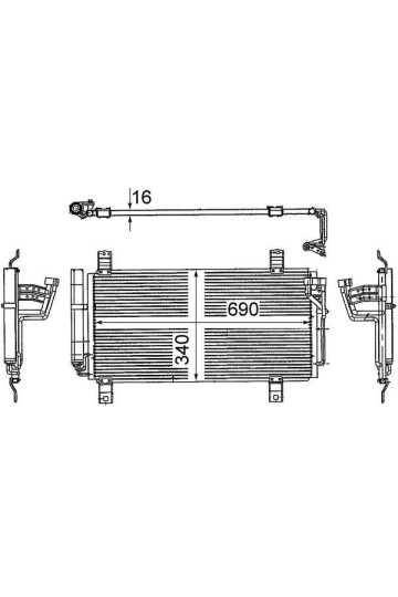 A/C-Kondensator MAZDA 6 09-09