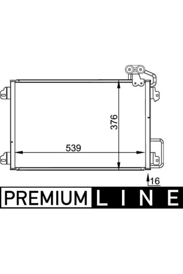 A/C-Kondensator RENAULT MEGANE / SCENIC