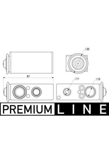 Expansionsventil und Orifice Tube PSA C5