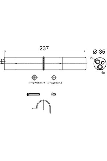 Filter-Trockner und Akkumulator VW TIGUAN 2008 -