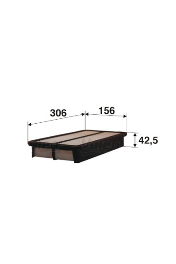 HAVA FİLTRESİ AVENSIS 2.0 D 99-03 CAMRY 2.5 V6 88-91 CARINA II 2.0 D 88-92 x