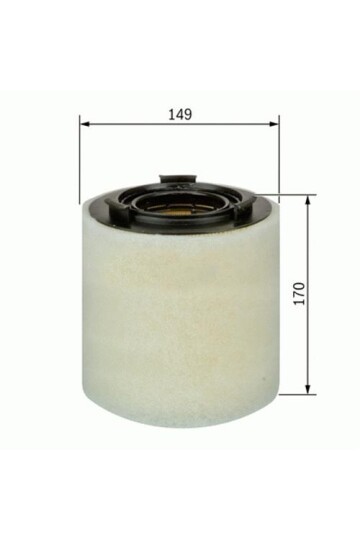 HAVA FİLTRESİ POLO 1.4GTI-1.6TDI 09- -IBIZA V-FABIA 1.2TSI-1.2TDI-1.4TSI-1.6TDI 09- ROOMSTER 10-