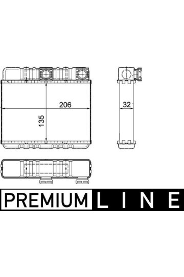 KALORIFER RADYATORU BMW E46 98>05 E83 06>11 PREMIUM LINE