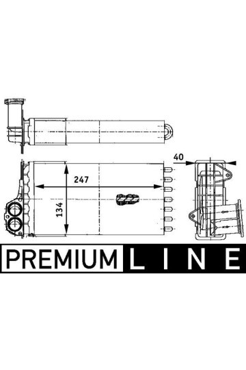 KALORİFER RADYATÖRÜ PEUGEOT 206 1.4 HDI 1999 >