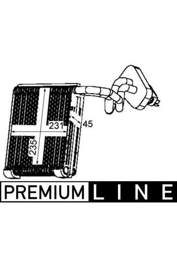 KLİMA EVAPORATÖR FIESTA VI 08 > 1.4-1.4 LPG-1.6-1.6 TDCI Genleşme VALFİ İle 235x2 31x45