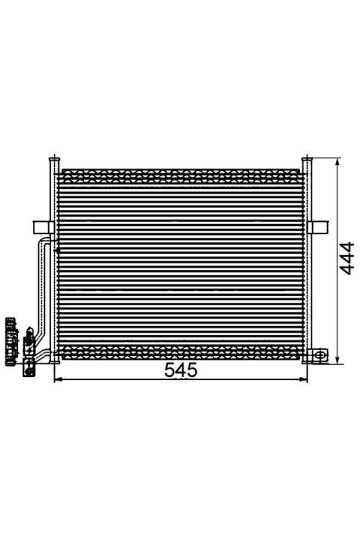 KLIMA RADYATORU BMW E46 M43 M52 M54 N40 N42 N45