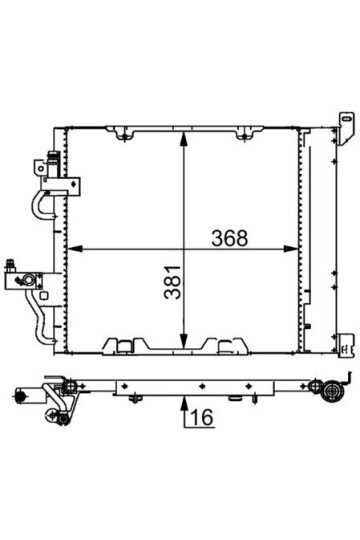 KLİMA RADYATÖRÜ KONDENSERİ OPEL ASTRA H 04>10 ZAFIRA B 05>15 1.3-1.7-1.9 CDTI-DT-DTH-DTL