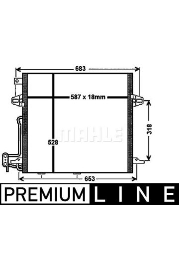 KLIMA RADYATORU MERCEDES W164 X164 W251