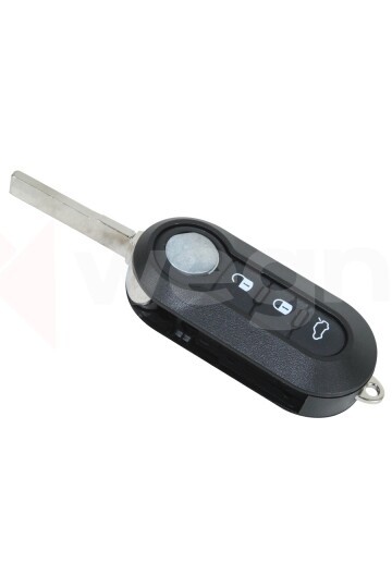 KONTAK ANAHTAR KUMANDA KORUYUCU KILIF SİLİKON FIAT DOBLO DUCATO PUNTO FIORINO 3 BUTONLU SİYAH