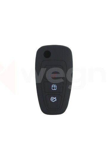 KONTAK ANAHTAR KUMANDA KORUYUCU KILIF SİLİKON FORD TRANSIT-MONDEO-FOCUS-RANGER-C MAX-S MAX SİYAH
