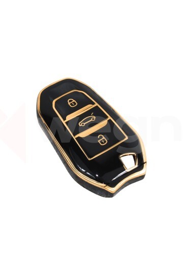 KONTAK ANAHTAR KUMANDA KORUYUCU KILIF TPU SİLİKON SİYAH CITROEN C5 AIRCROSS-C3-C4-C-ELYSEE