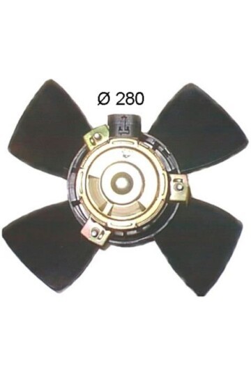 Kühlmittelkühler-/Kondensator-Lüfter OPEL CORSA