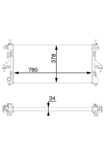 Kühlmittelkühler FIAT DUCATO BENZIN