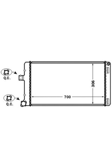 Kühlmittelkühler FIAT PUNTO II 99-